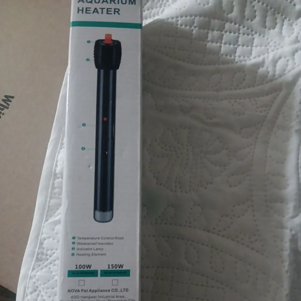 Orlushy Submersible Aquarium Heater Fresh or Saltwater 100W New in Box